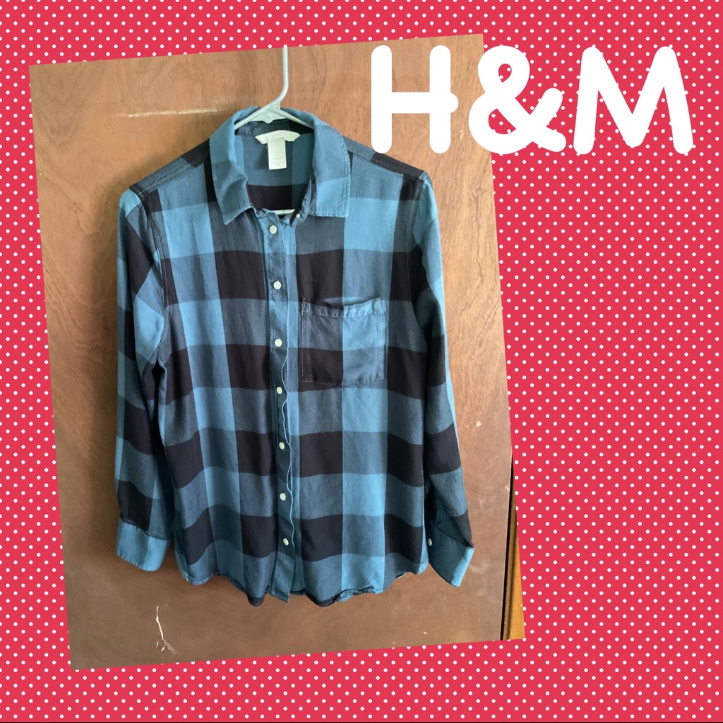 H&M Plaid Button Down